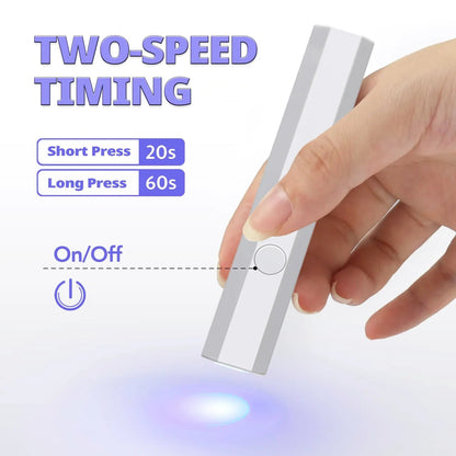Mini UV LED Nagellampa - Nageltork