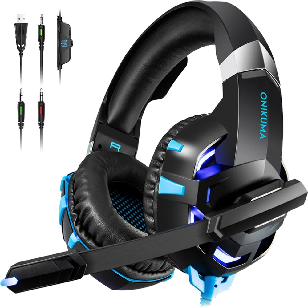 Gaming Hörlurar - Headset med Mikrofon